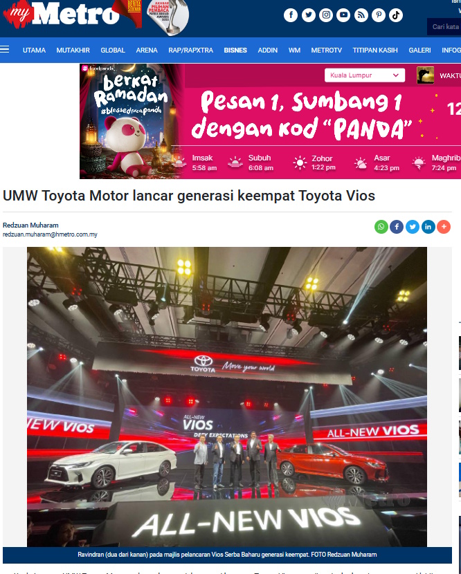 All-New Toyota Vios: Redefining the Compact Sedan - Image 1